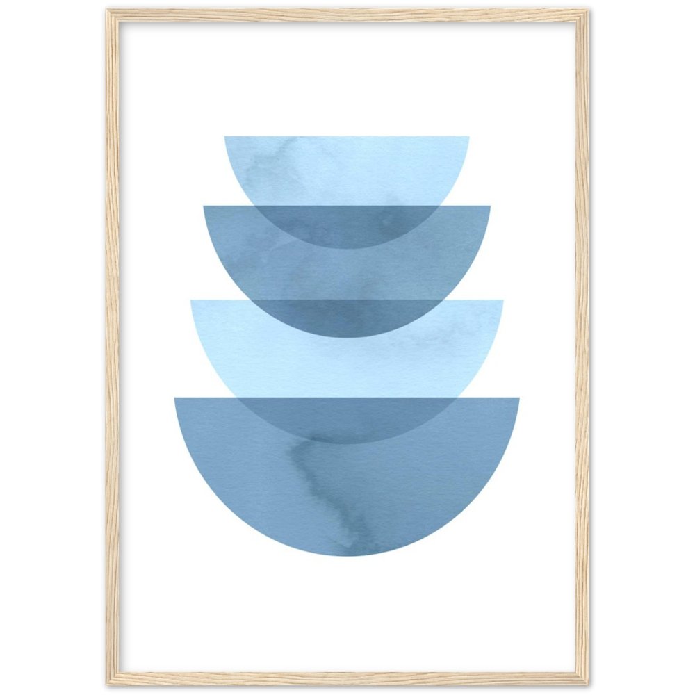 Tableau Minimaliste Bleu - The Art Avenue