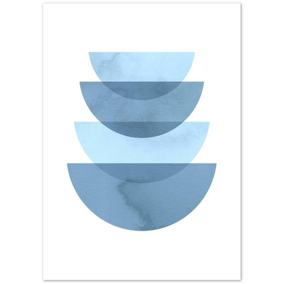 Tableau Minimaliste Bleu - The Art Avenue