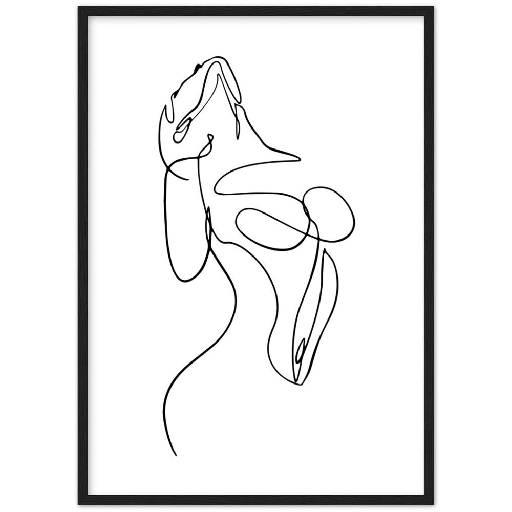 Tableau Minimaliste Corps Femme - The Art Avenue