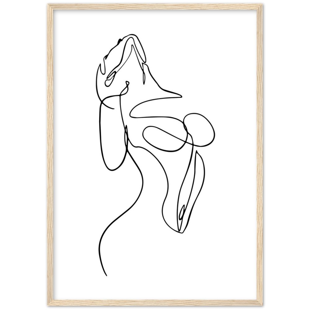 Tableau Minimaliste Corps Femme - The Art Avenue