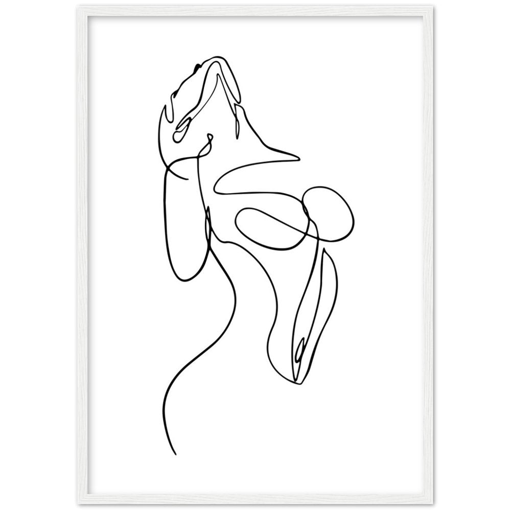 Tableau Minimaliste Corps Femme - The Art Avenue