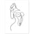 Tableau Minimaliste Corps Femme - The Art Avenue