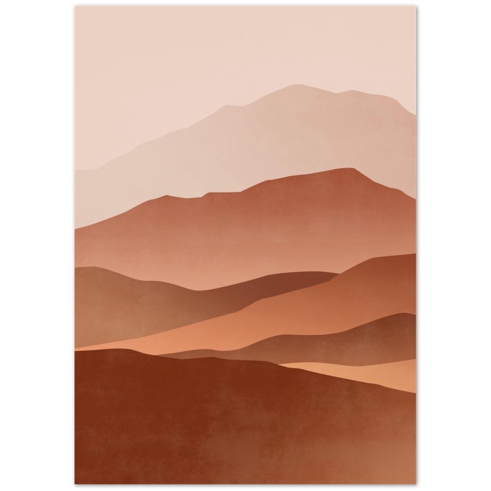 Tableau Minimaliste Désert - The Art Avenue