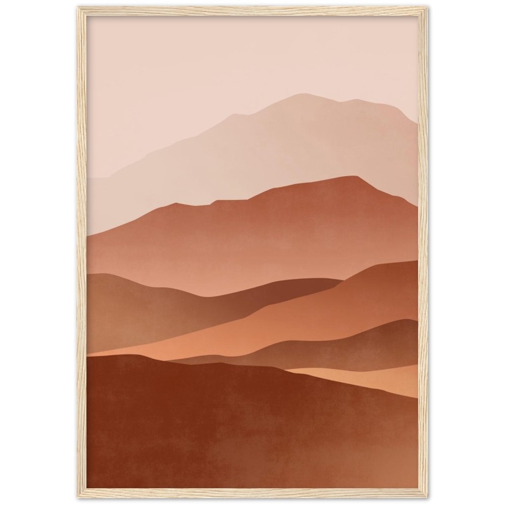 Tableau Minimaliste Désert - The Art Avenue