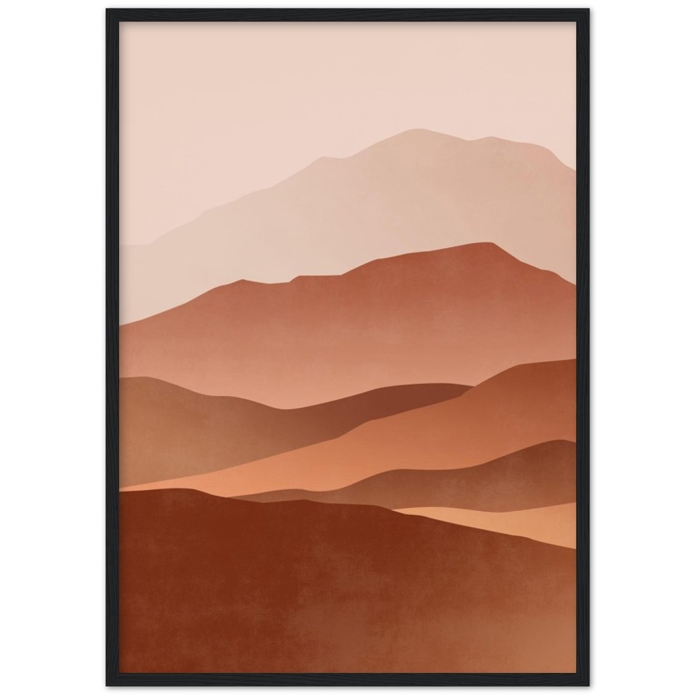 Tableau Minimaliste Désert - The Art Avenue