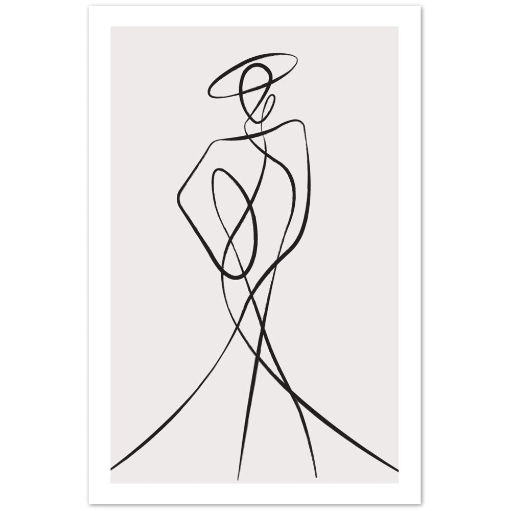 Tableau Minimaliste Fashion - The Art Avenue