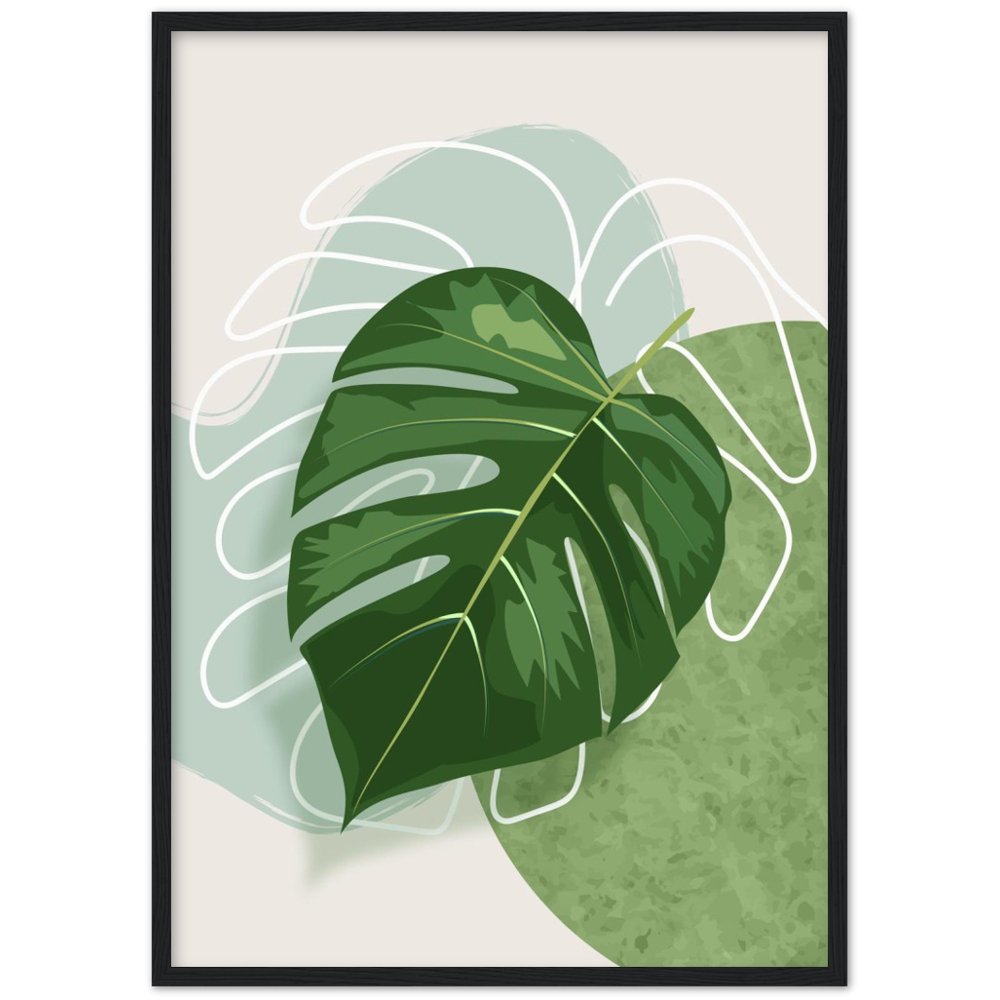 Tableau Minimaliste Feuille - The Art Avenue