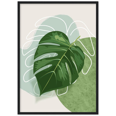 Tableau Minimaliste Feuille - The Art Avenue