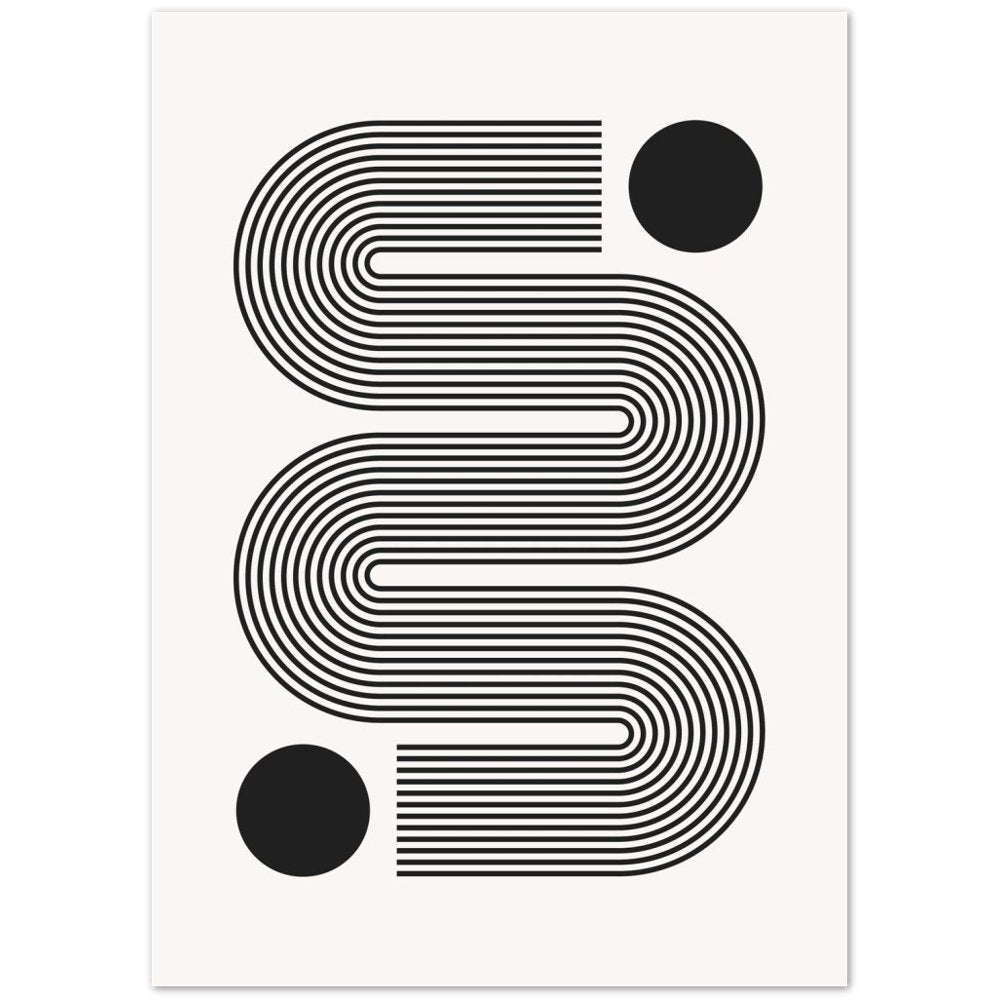 Tableau Minimaliste Géométrie - The Art Avenue