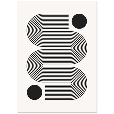 Tableau Minimaliste Géométrie - The Art Avenue