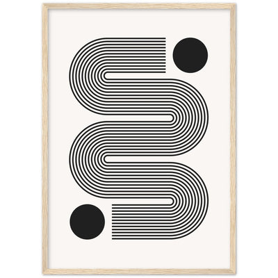 Tableau Minimaliste Géométrie - The Art Avenue