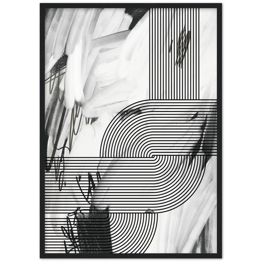 Tableau Minimaliste Géometrie Abstrait - The Art Avenue