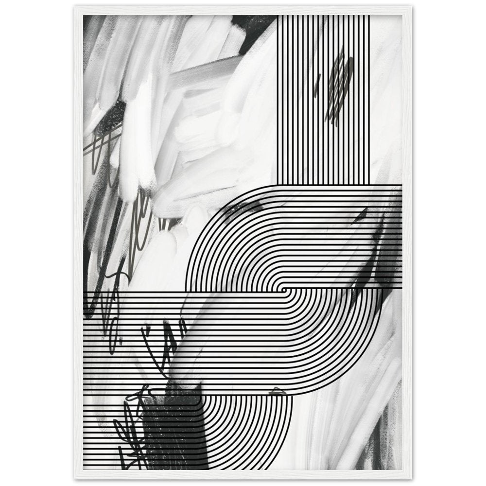 Tableau Minimaliste Géometrie Abstrait - The Art Avenue