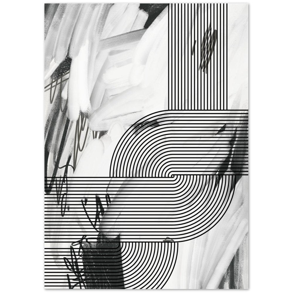 Tableau Minimaliste Géometrie Abstrait - The Art Avenue