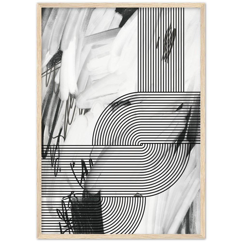 Tableau Minimaliste Géometrie Abstrait - The Art Avenue