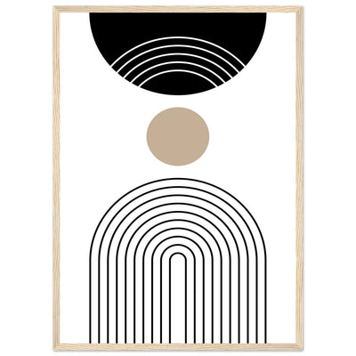 Tableau Minimaliste Noir - The Art Avenue