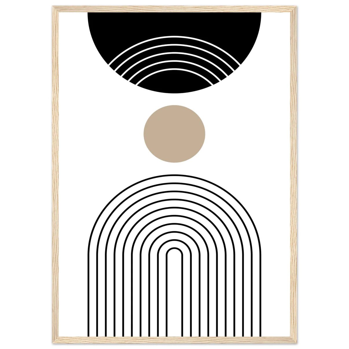 Tableau Minimaliste Noir - The Art Avenue