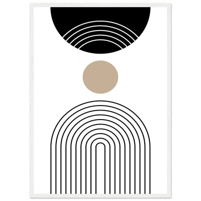 Tableau Minimaliste Noir - The Art Avenue