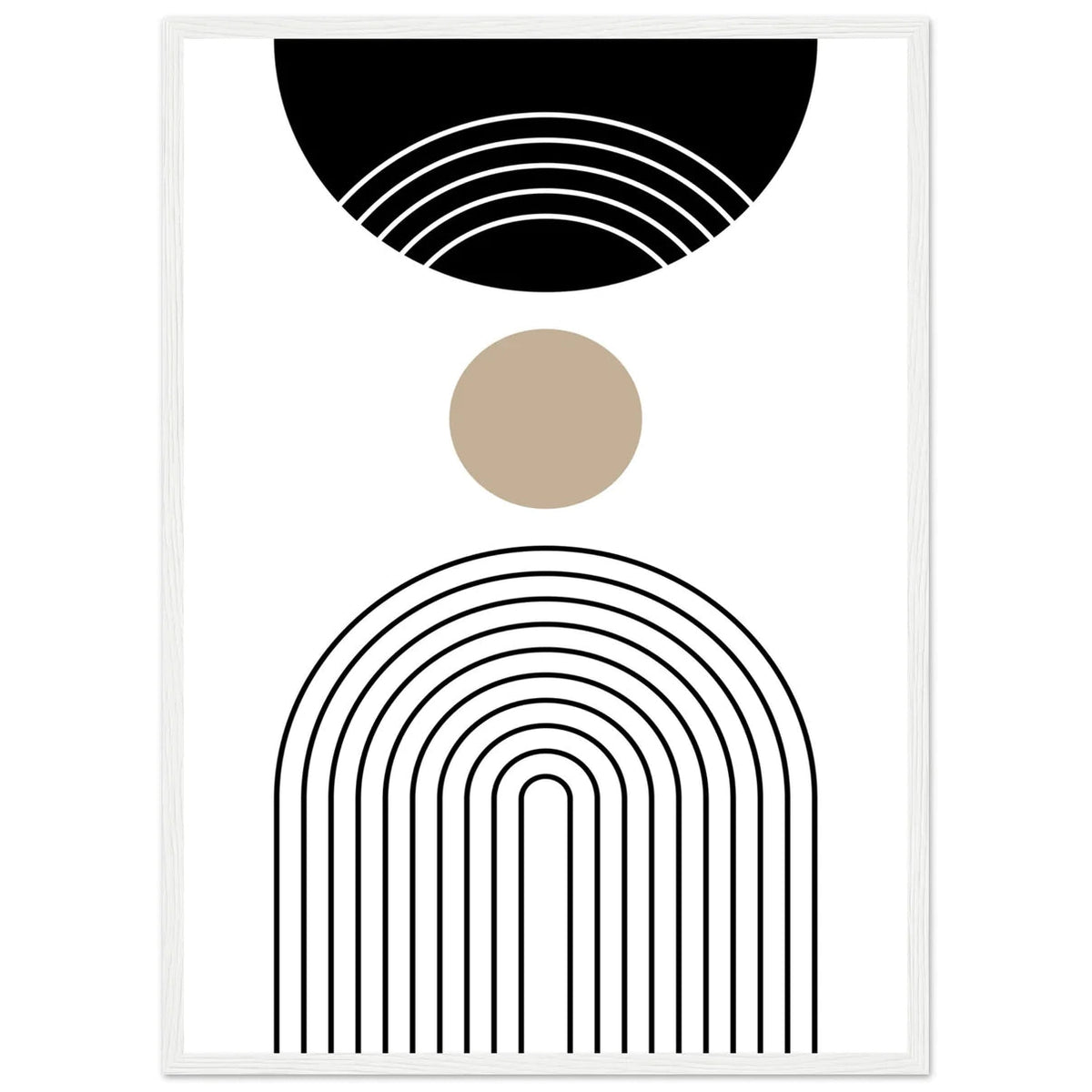 Tableau Minimaliste Noir - The Art Avenue