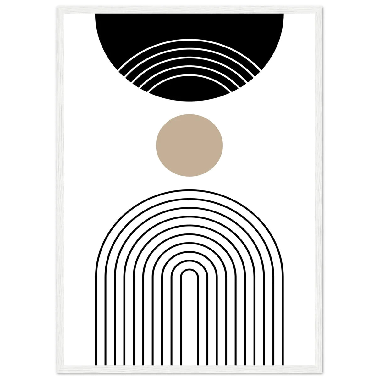 Tableau Minimaliste Noir - The Art Avenue