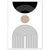 Tableau Minimaliste Noir - The Art Avenue