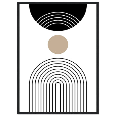 Tableau Minimaliste Noir - The Art Avenue
