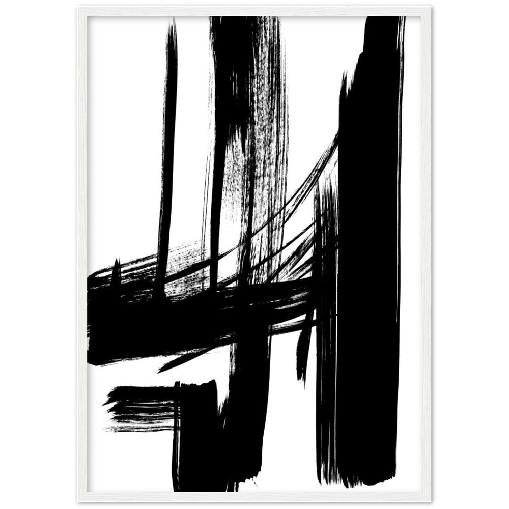 Tableau Minimaliste Noir et Blanc - The Art Avenue