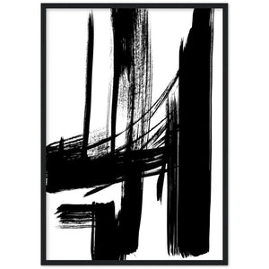 Tableau Minimaliste Noir et Blanc - The Art Avenue