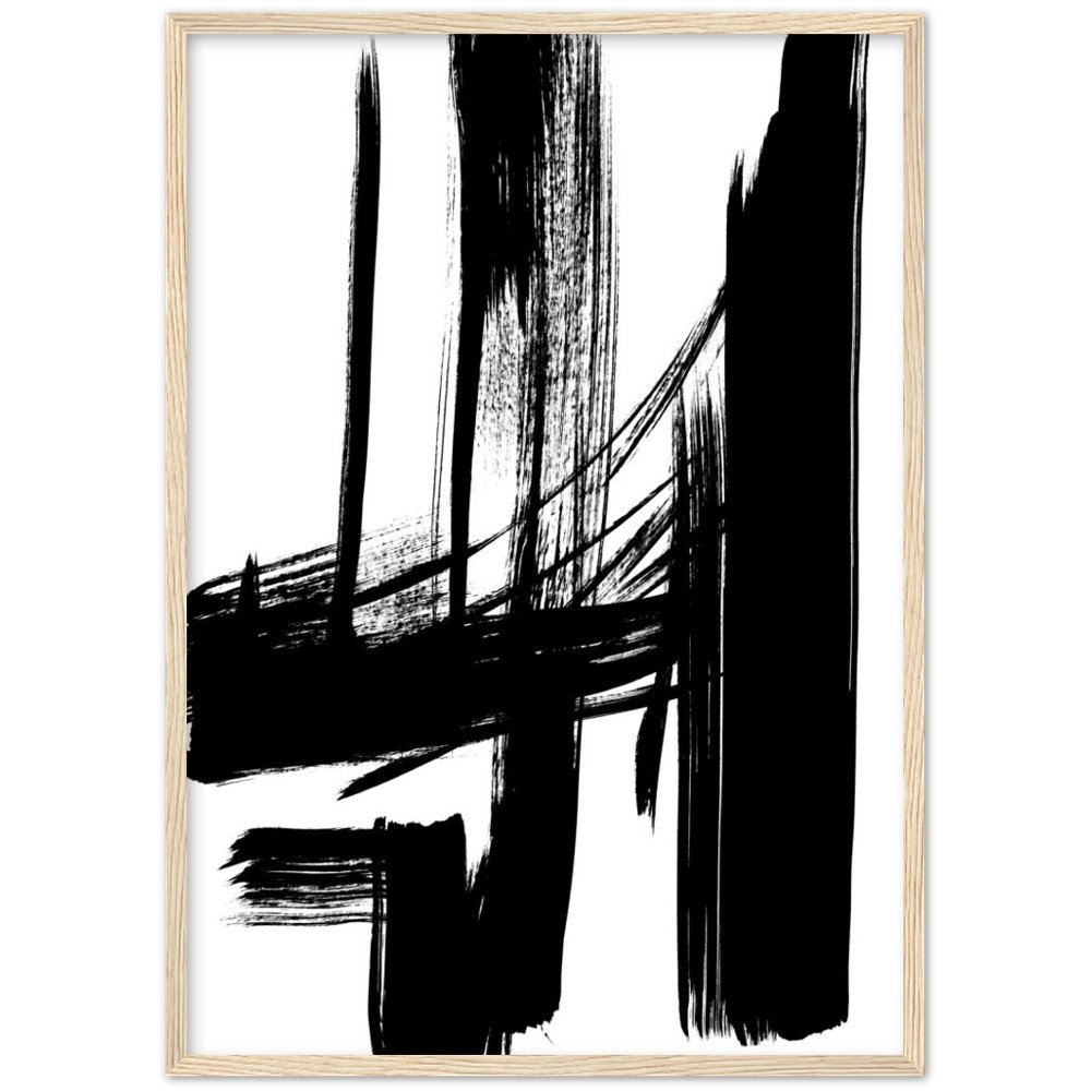 Tableau Minimaliste Noir et Blanc - The Art Avenue