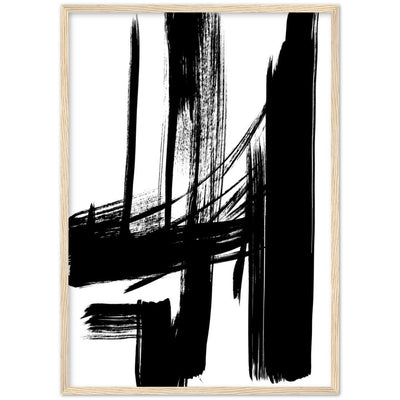 Tableau Minimaliste Noir et Blanc - The Art Avenue