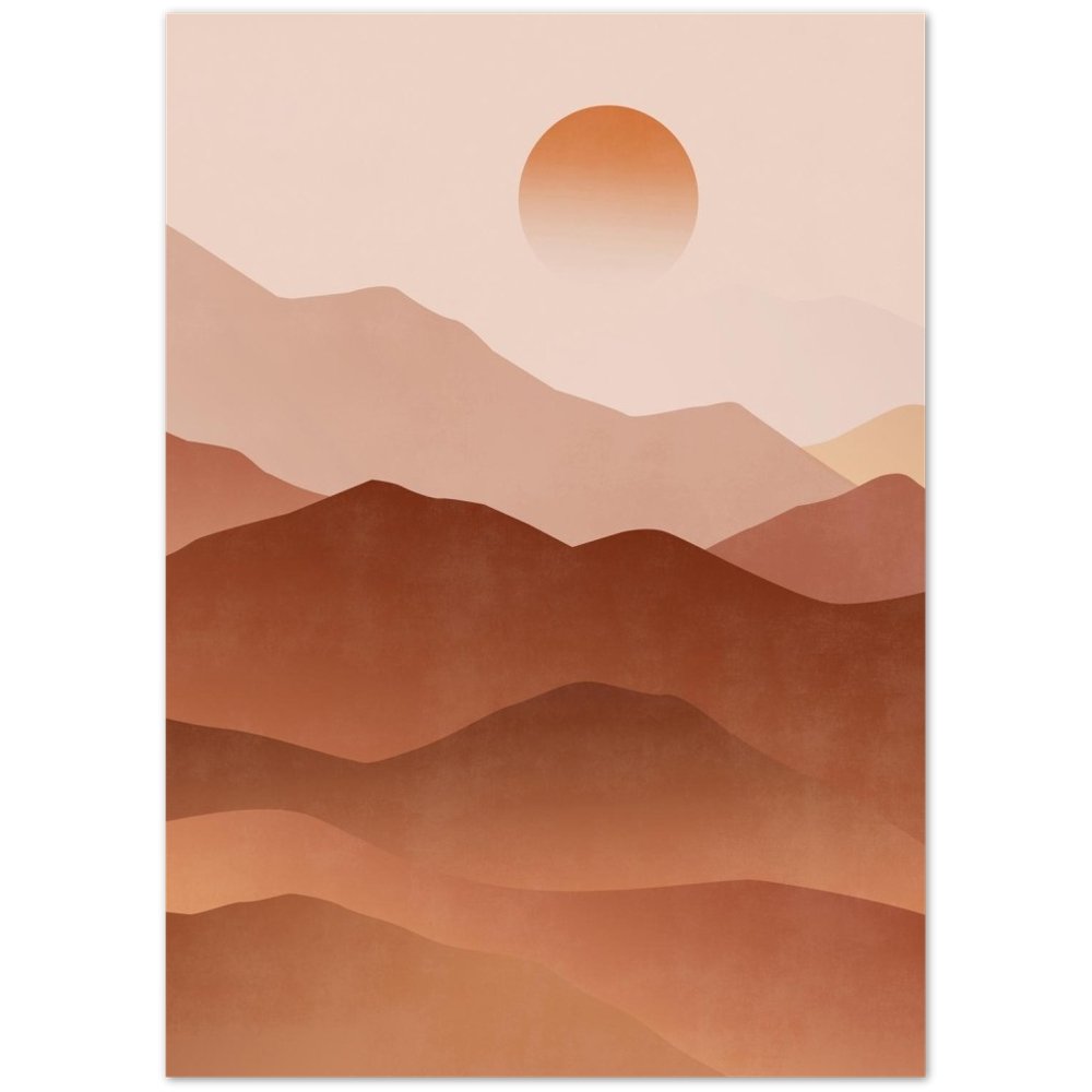 Tableau Minimaliste Paysage - The Art Avenue