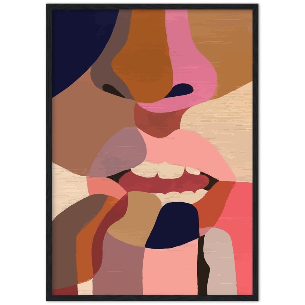 Tableau Minimaliste Peinture Visage - The Art Avenue