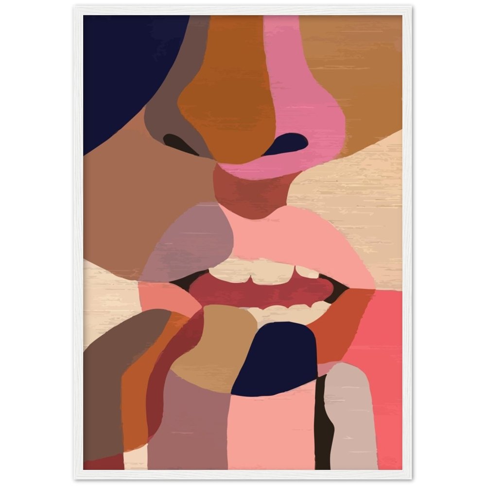 Tableau Minimaliste Peinture Visage - The Art Avenue