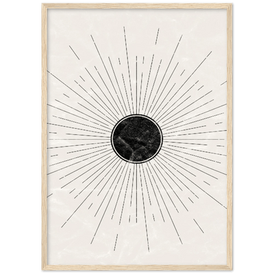 Tableau Minimaliste Soleil - The Art Avenue