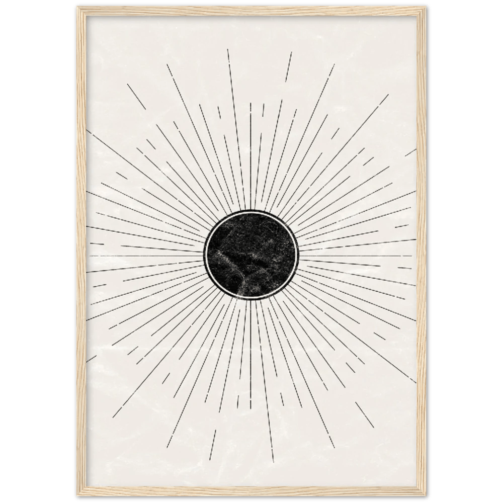 Tableau Minimaliste Soleil - The Art Avenue