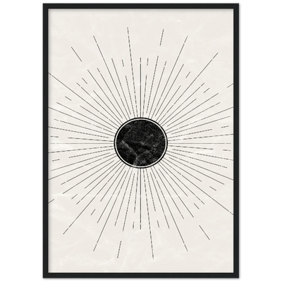 Tableau Minimaliste Soleil - The Art Avenue