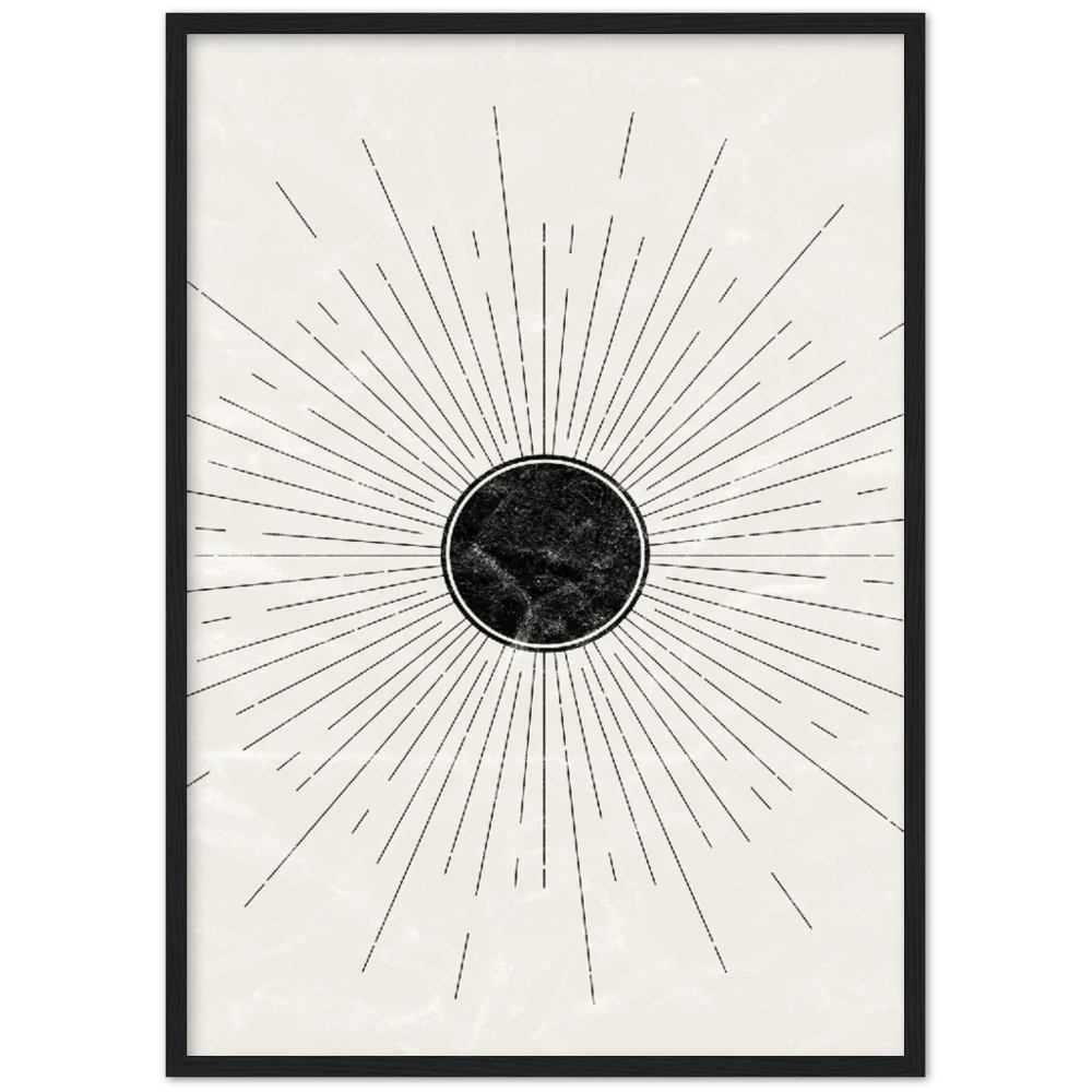 Tableau Minimaliste Soleil - The Art Avenue