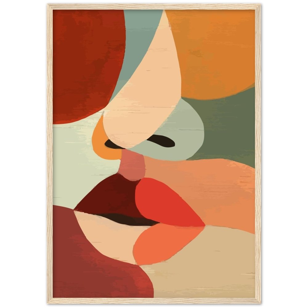 Tableau Minimaliste Visage Peinture - The Art Avenue