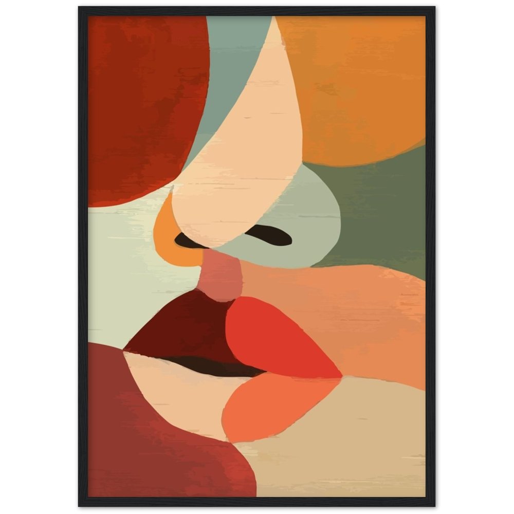 Tableau Minimaliste Visage Peinture - The Art Avenue