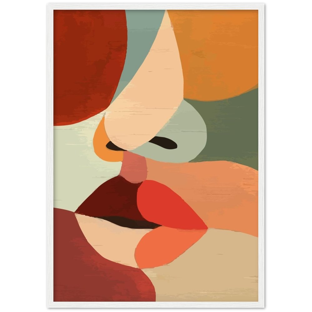 Tableau Minimaliste Visage Peinture - The Art Avenue