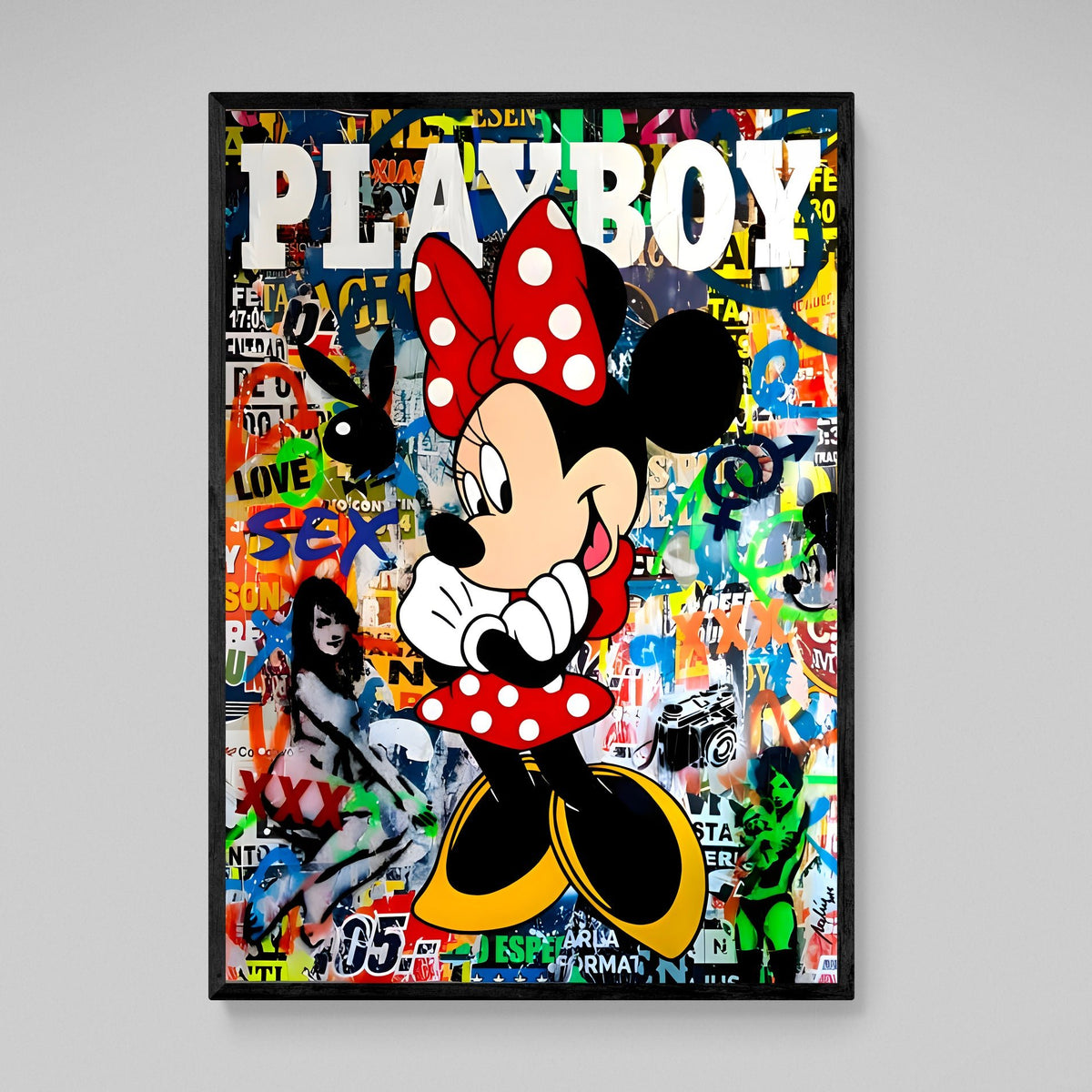 Tableau Minnie Playboy - The Art Avenue