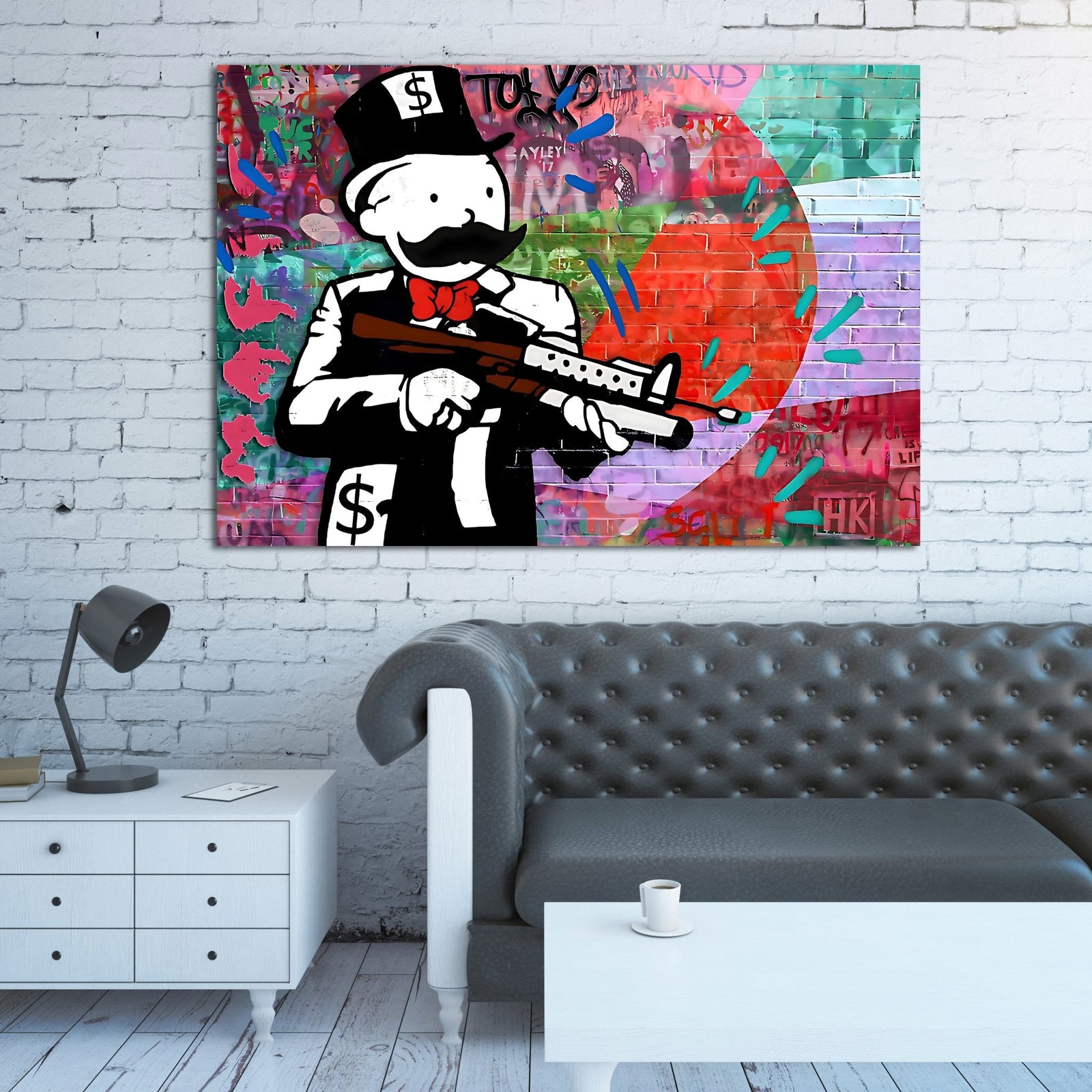 Tableau Monopoly Street Art - The Art Avenue