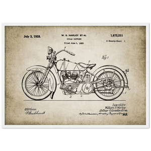 Tableau Moto Vintage - The Art Avenue