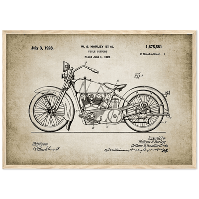 Tableau Moto Vintage - The Art Avenue