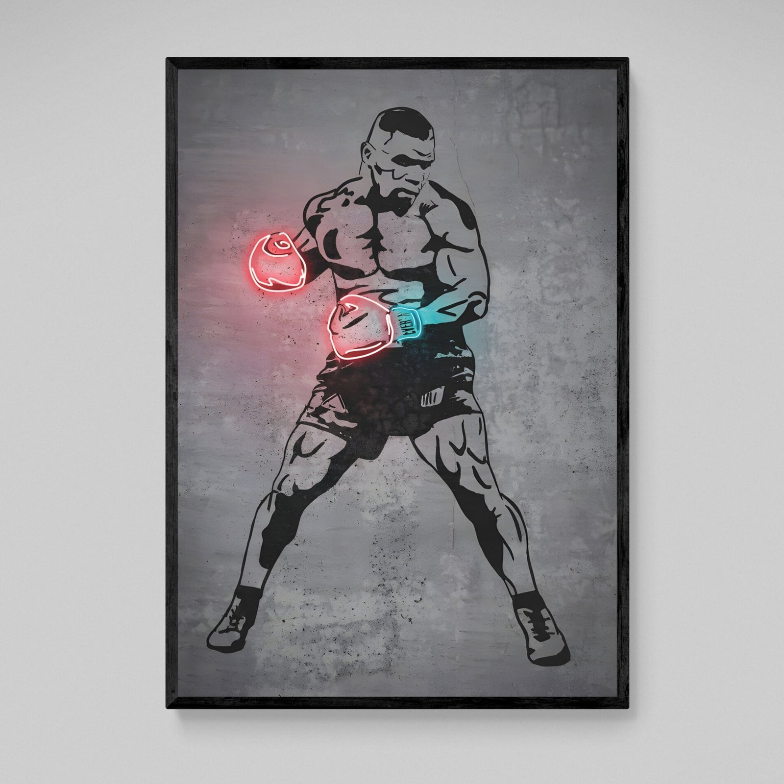 Tableau Neon Mike Tyson - The Art Avenue