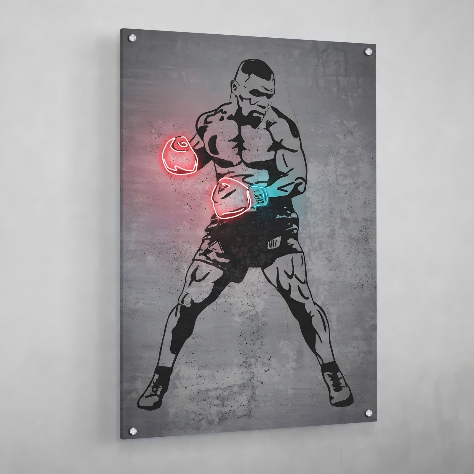 Tableau Neon Mike Tyson - The Art Avenue