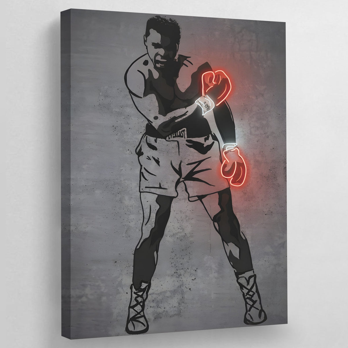 Tableau Neon Mohamed Ali - The Art Avenue