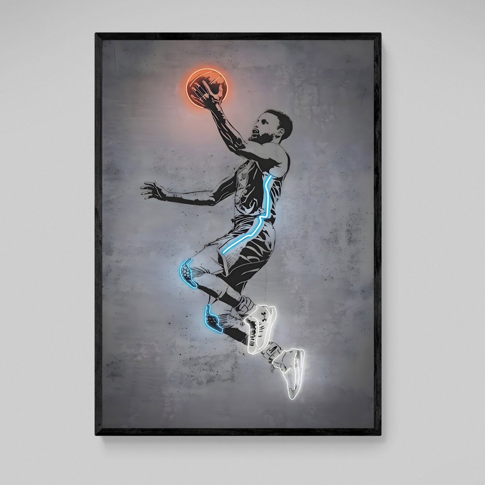 Tableau Neon Stephen Curry - The Art Avenue