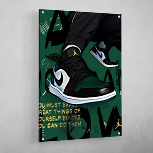 Tableau Nike Air Jordan Kaki - The Art Avenue