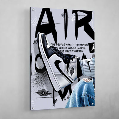 Tableau Nike Air Jordan Noir - The Art Avenue